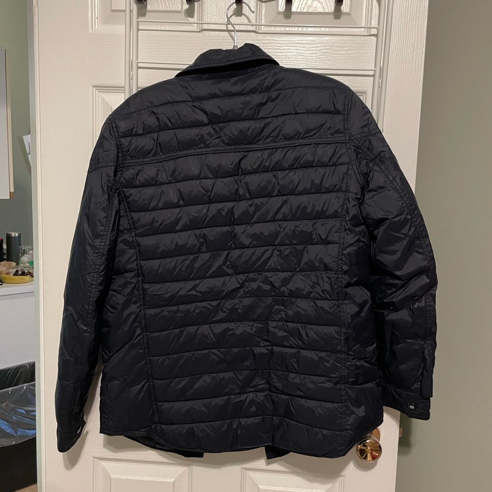 Banana Republic Navy Primaloft Quilted Puffer Shirt Jacket - Picture 10 of 12